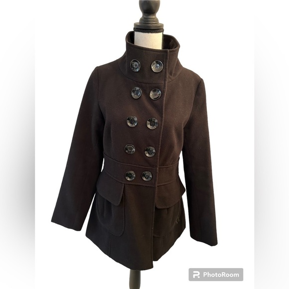 Mavi jeans woman’s peacoat. Beautiful button up size small - Picture 1 of 6